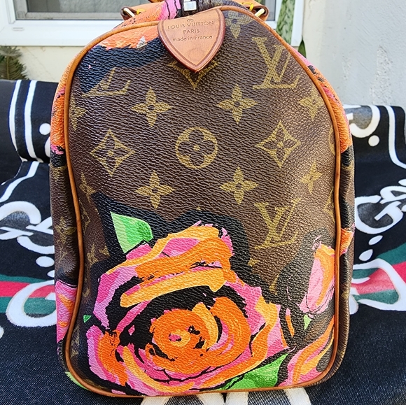 Authentic Louis Vuitton Limited Edition Stephen Sprouse Roses Speedy 30 - Picture 4 of 16